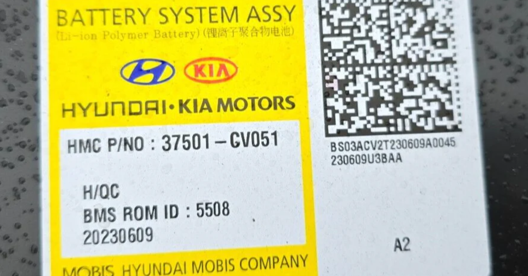 Kia EV6 battery pack photo 2