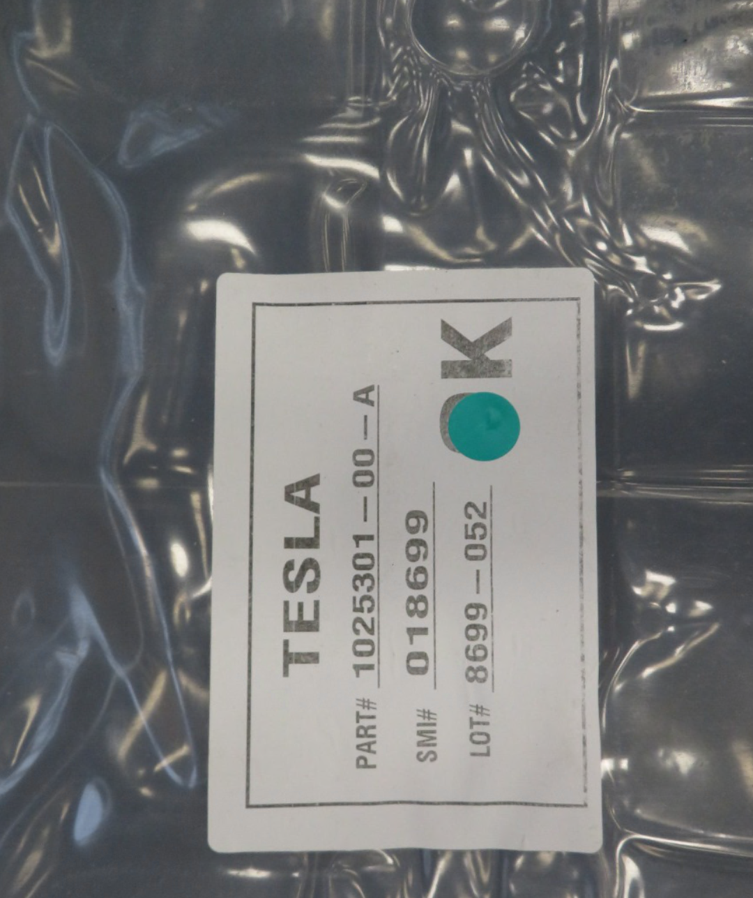 Tesla MOTORS Model S 002 battery pack photo 3