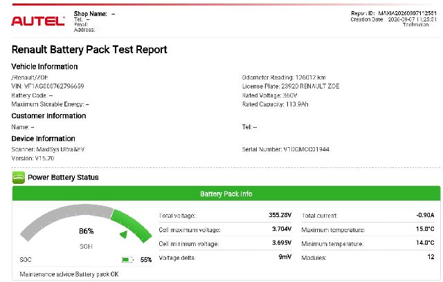 Renault Zoe battery pack photo 5