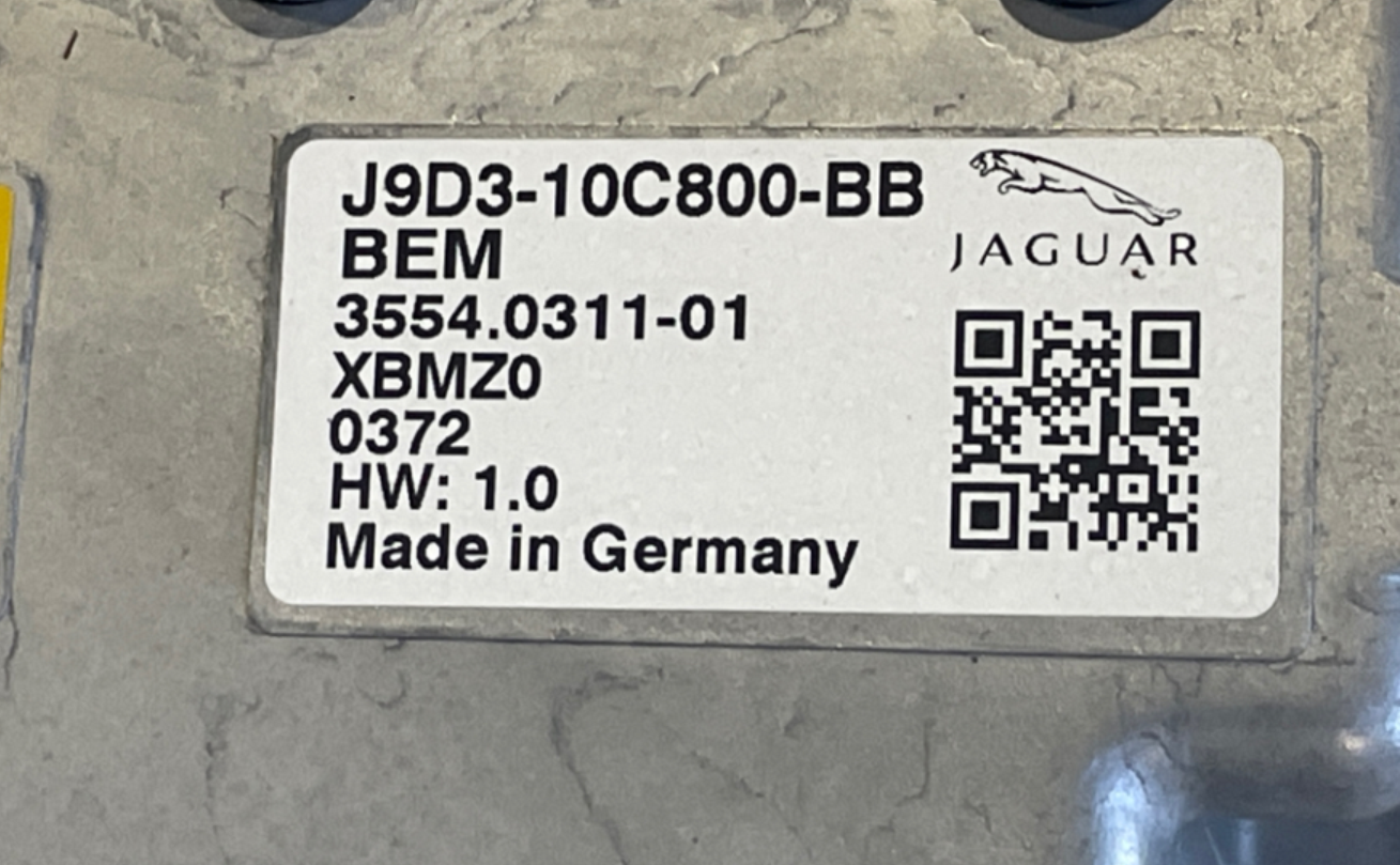 JAGUAR I-PACE battery pack photo 2