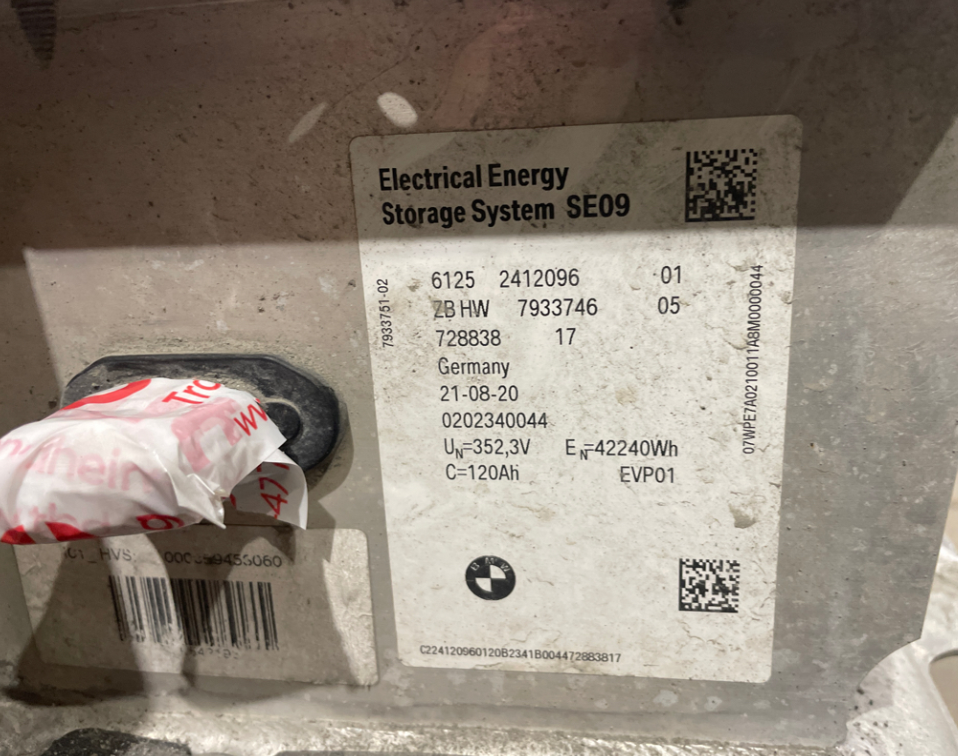 BMW i3 battery pack photo 3