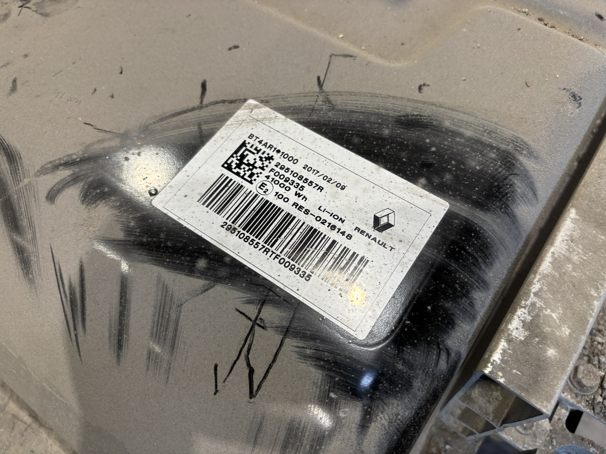 Renault Zoe battery pack photo 4