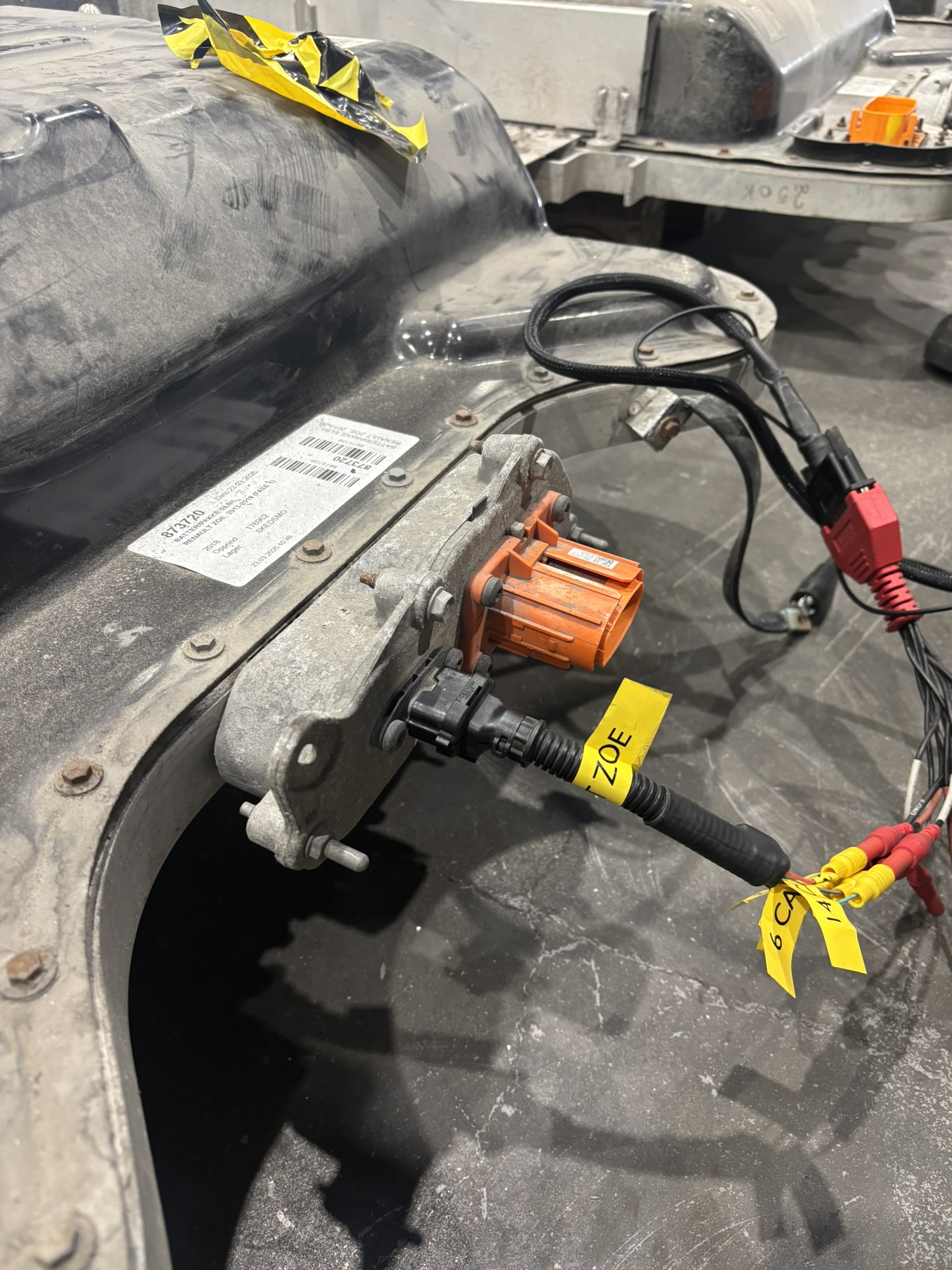 Renault Zoe battery pack photo 2