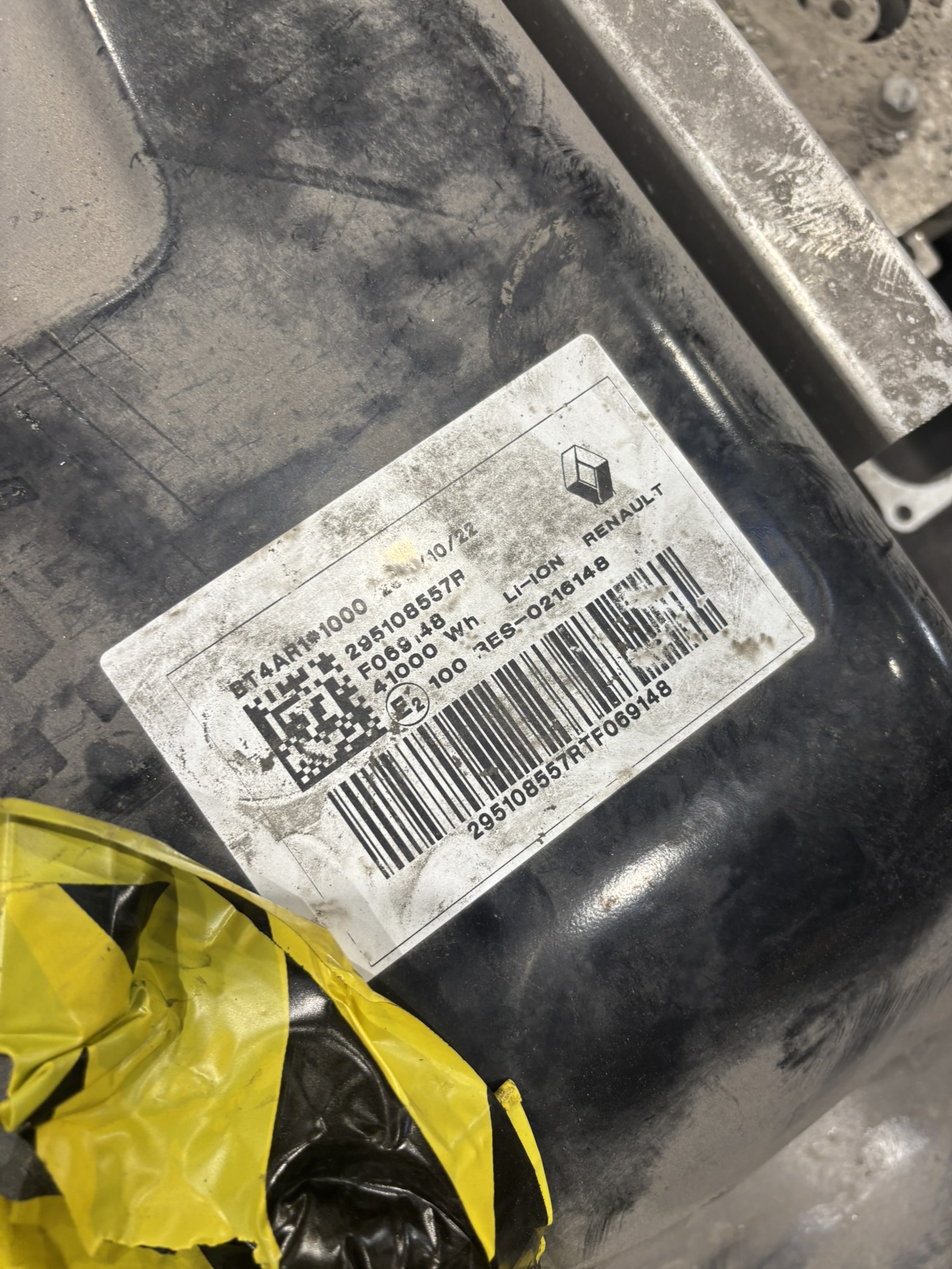 Renault Zoe battery pack photo 3