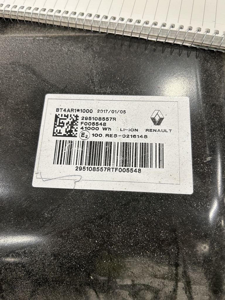 Renault Zoe battery pack photo 5