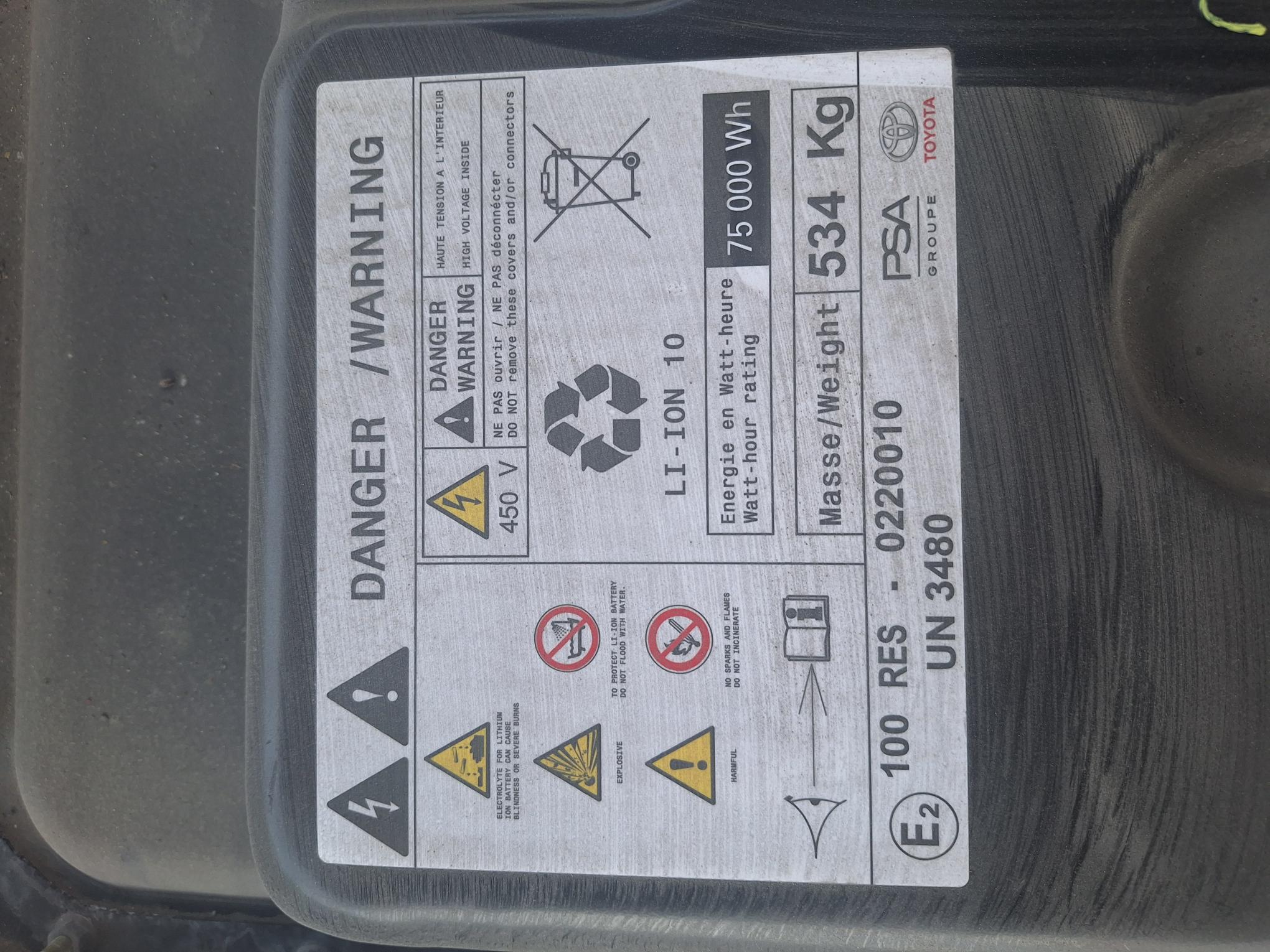 Citroën E-Jumpy battery pack photo 2
